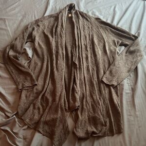 Carolyn Taylor Charcoal Knit Cardigan